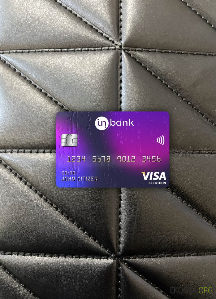 Estonie Idbank visa carte électronique photolook avant